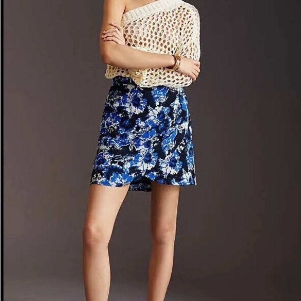Anthropologie Porridge Floral Skirt